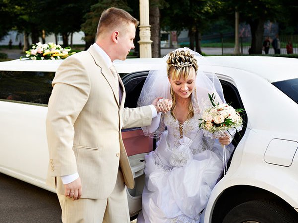 Limo for wedding party